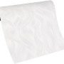 Rolle Erismann Vliestapete Elle Decoration mit Wellenmuster in Hellgrau.