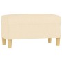 vidaXL Sitzbank Creme 70x35x41 cm Stoff 349369