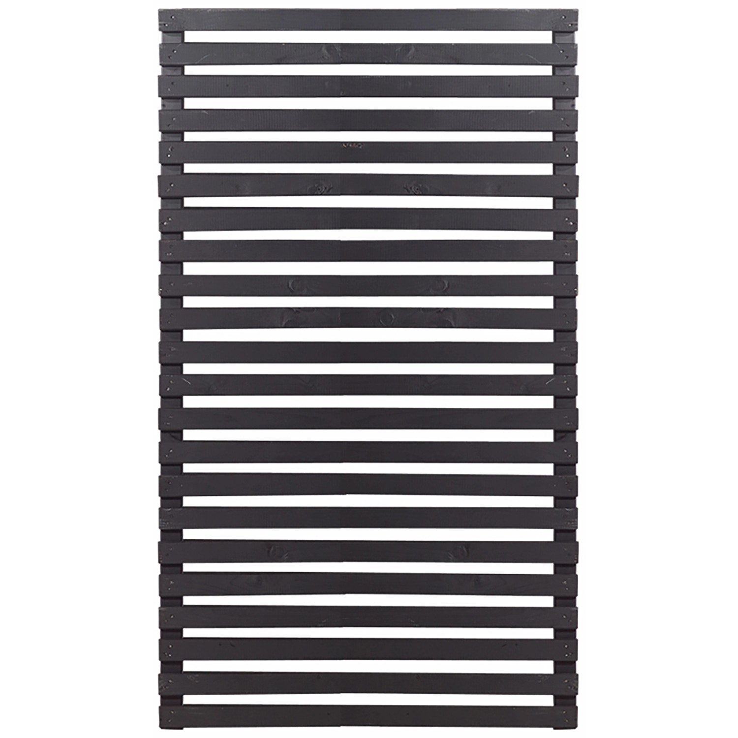 Sichtschutzzaun Tokyo Nadelholz Schwarz 83 cm x 140 cm günstig online kaufen
