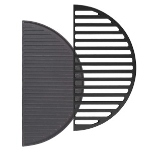 Wiltec 2X Gusseisen Grillrost Und Grillplatte Grill Rost Grillzubehör Bbq Gussrost