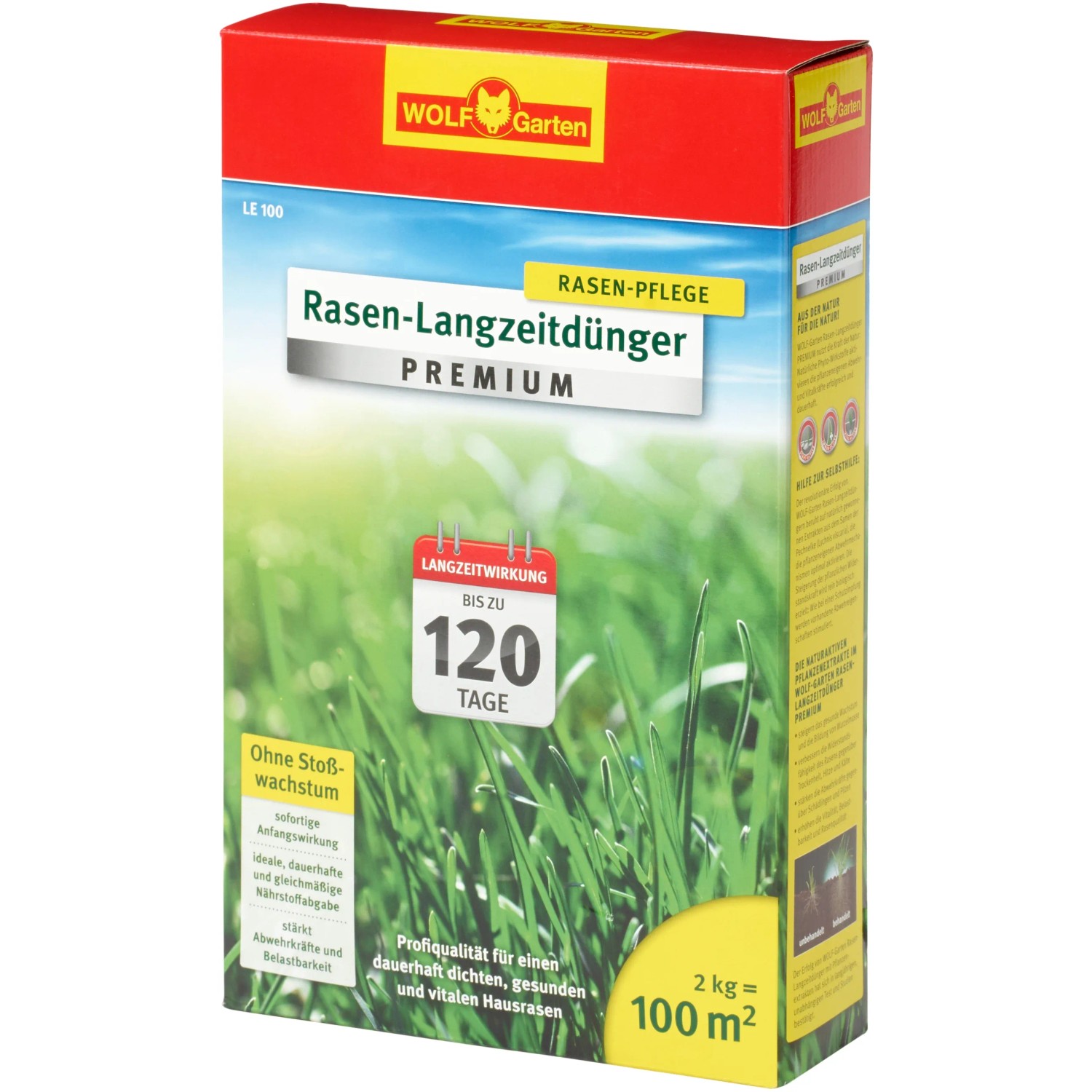 TerraUno Premium Herbstdünger Rasen, gesunder Rasen verdrängt Moos
