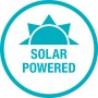Symbol für Solarbetrieb des Gardena Aqua Bloom Bewässerungs-Sets.