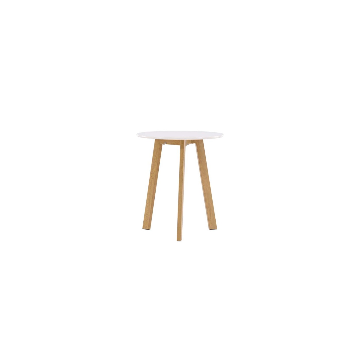 ebuy24 Leonora Esstisch Ø65cm Weiß günstig online kaufen