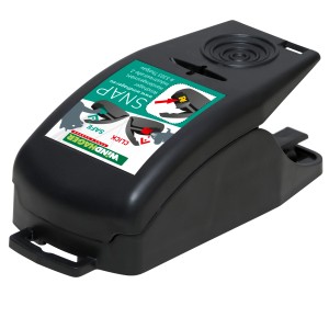 Windhager Mausefalle Snap aus Kunststoff, wiederverwendbar und leicht zu entleeren.