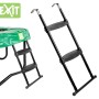 EXIT Trampolin Leiter für Rahmenhöhe 65-80 cm, schwarz, mit drei Stufen.