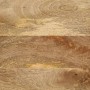 Helle Holzmaserung von massivem Mangoholz, Material des vidaXL Waschbeckenunterschranks.