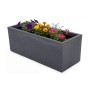 BigDean Pflanzkübel Vulkano 72L Rechteckig Blumenkasten Mit Wasserspeicher