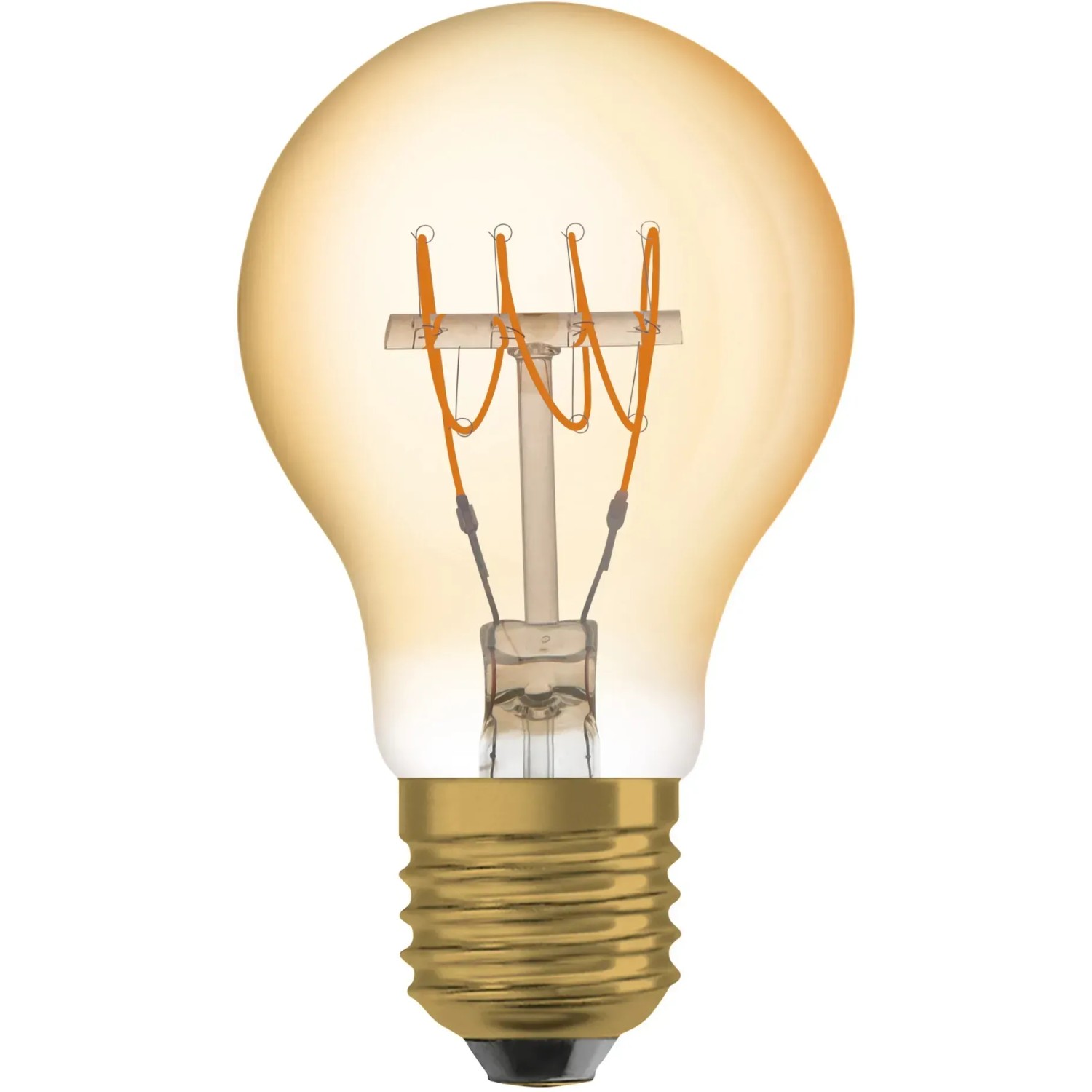 Osram LED-Leuchtmittel E27 in Glühlampenform, 4,8W, warmes Licht.