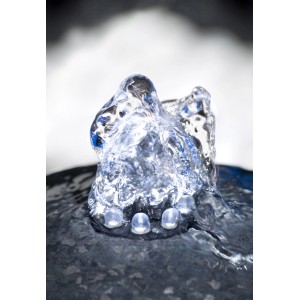 Ubbink MiniBright Teichbeleuchtung mit 3 LED-Leuchten und Farbwechselkappen.