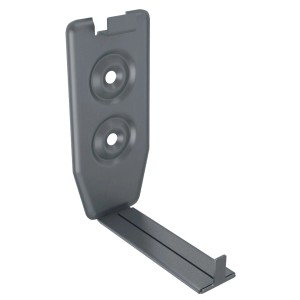 Zambelli Verstellwinkel für Stirnbretthalter, anthrazitfarben, zur Montage von Dachrinnen.