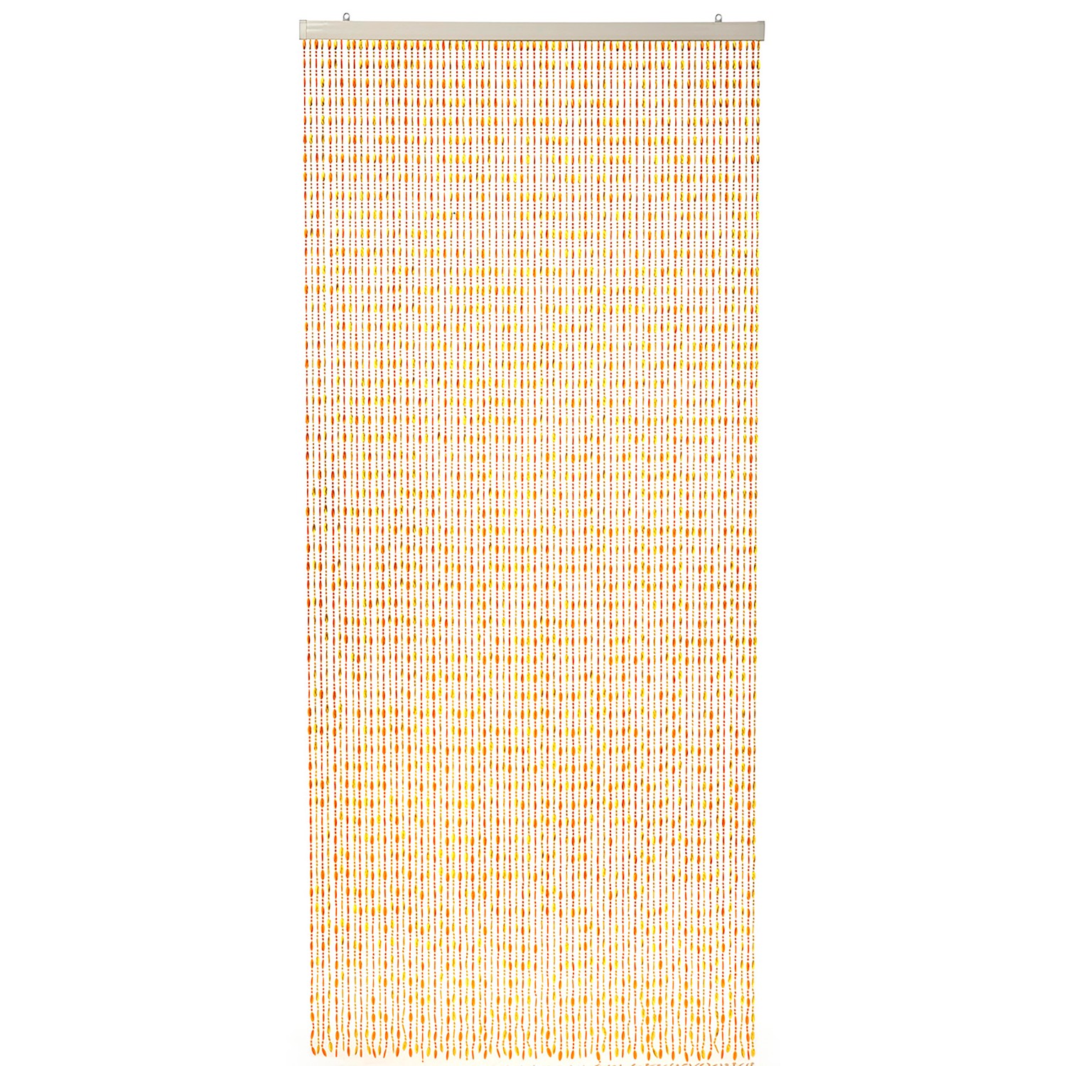 Kobolo Türvorhang Perlenvorhang Dekovorhang ORANGE 72 Stränge 90x200 cm günstig online kaufen