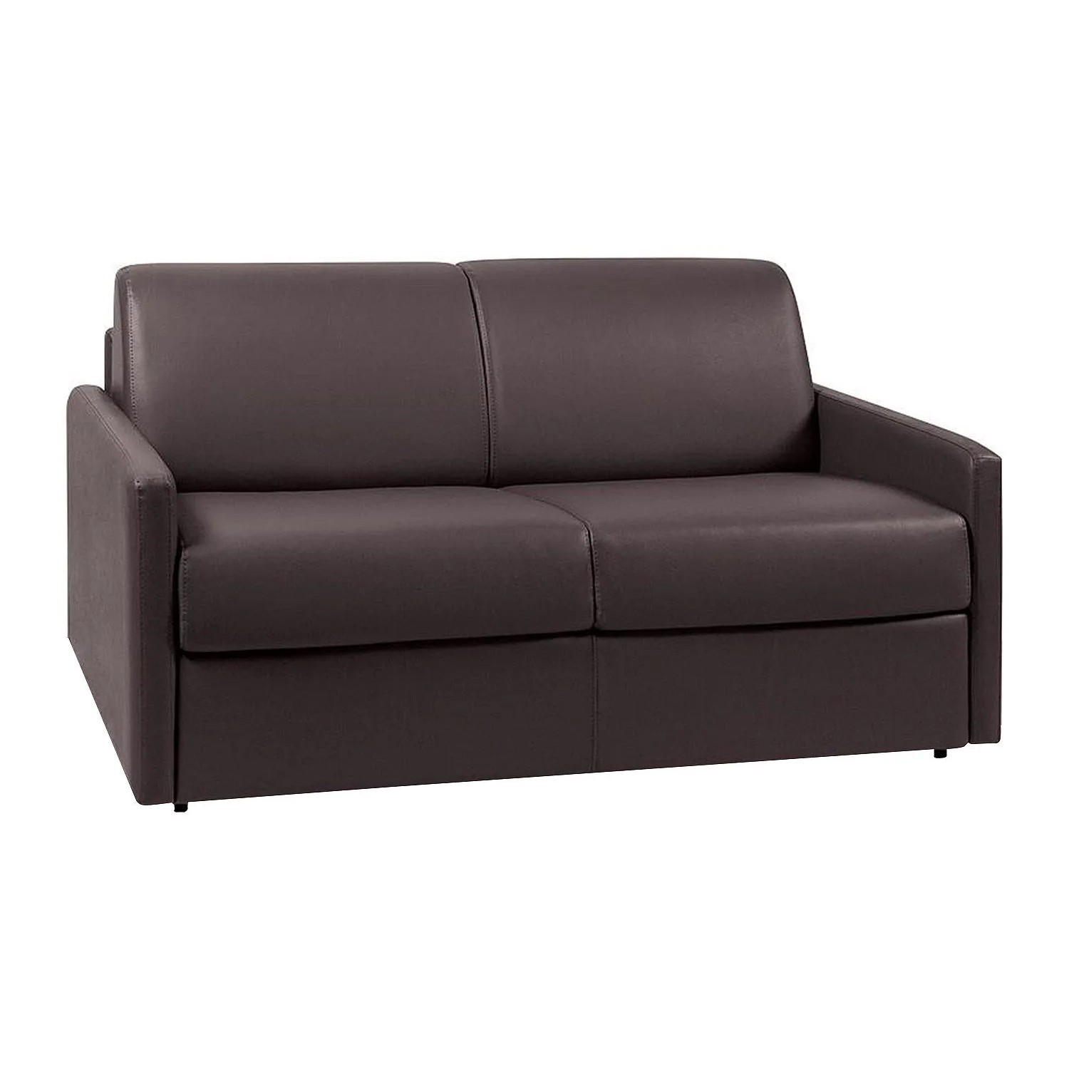 Vente-unique Schlafsofa Calife Braun 150 cm