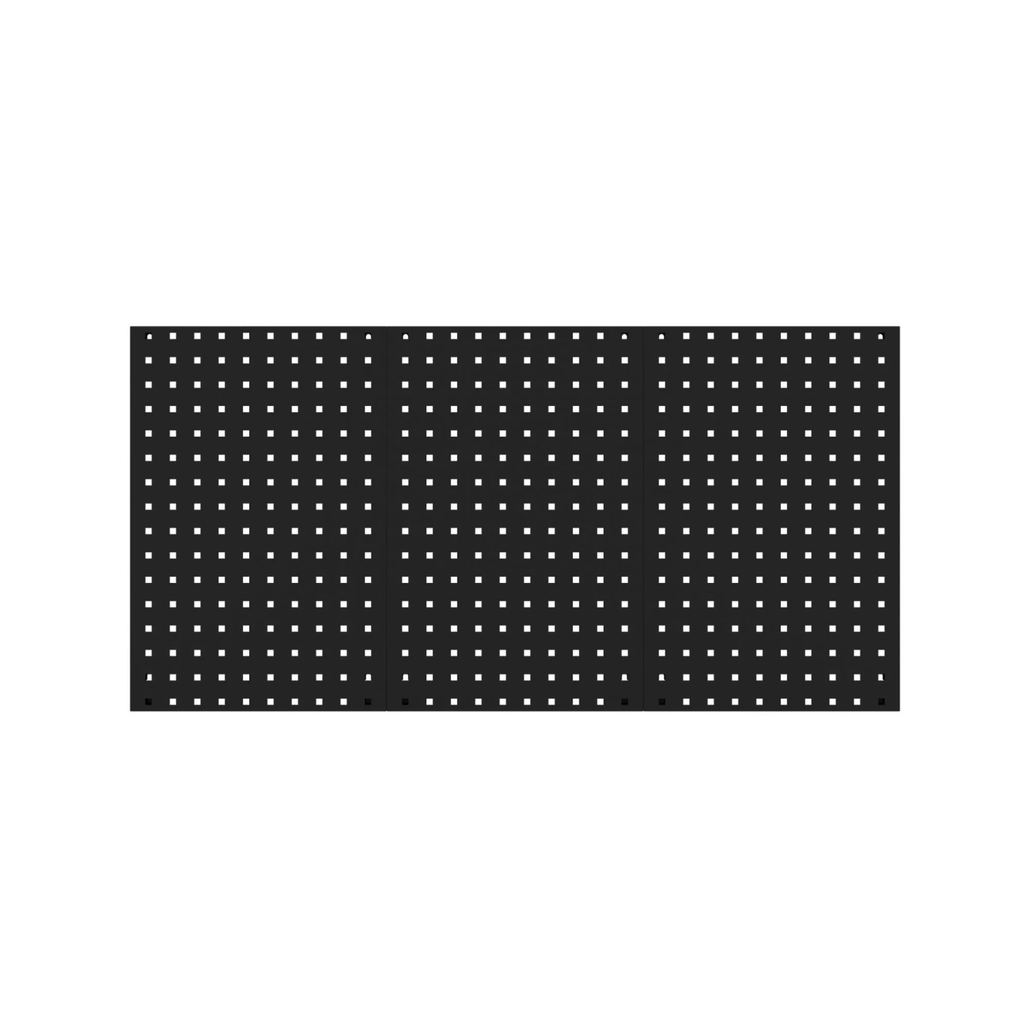 JAN NOWAK Perforierte Werkzeugtafel 120 x 60 cm PAULA All Black Schwarz