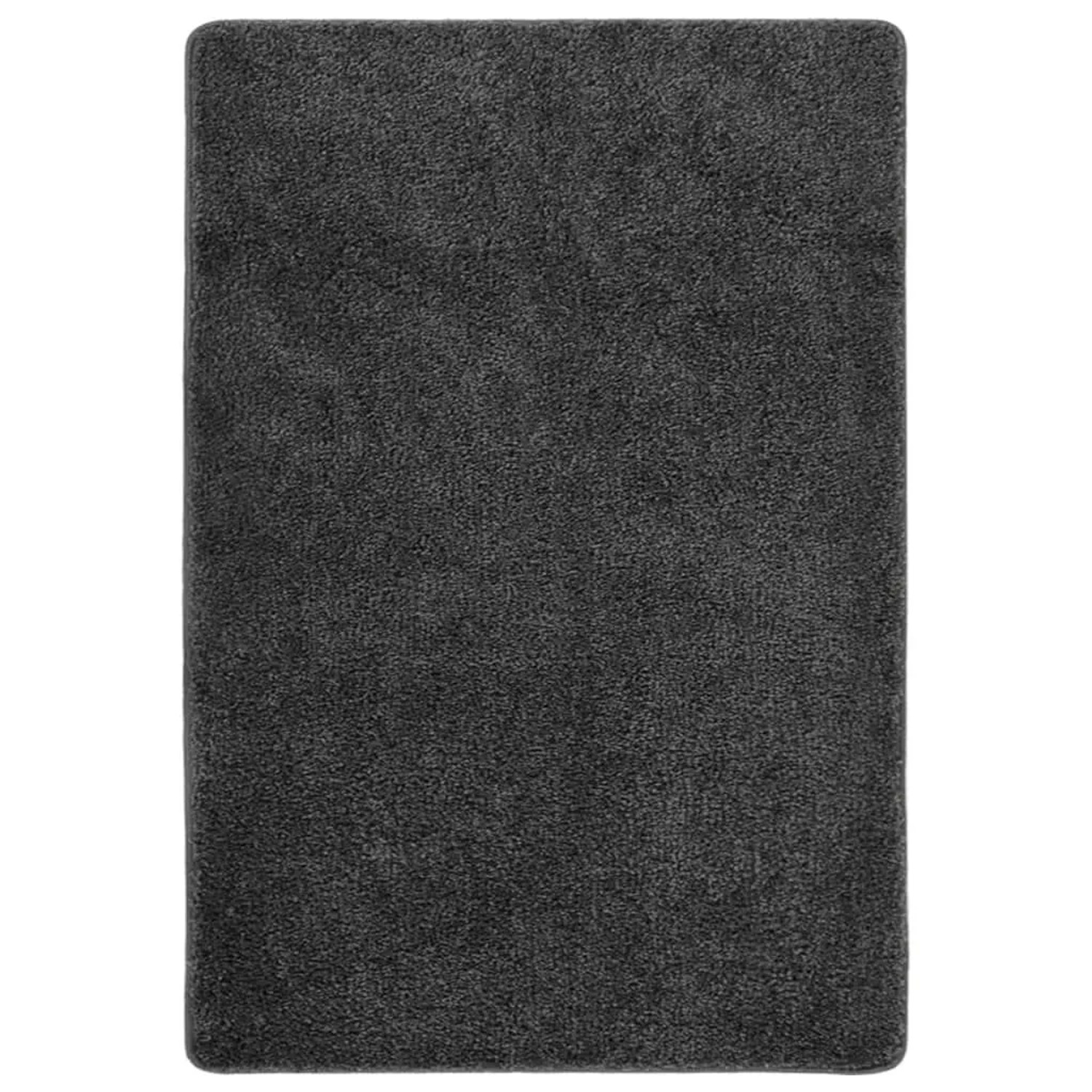 vidaXL Shaggy-Teppich Dunkelgrau 160x230 cm Rutschfest 340380