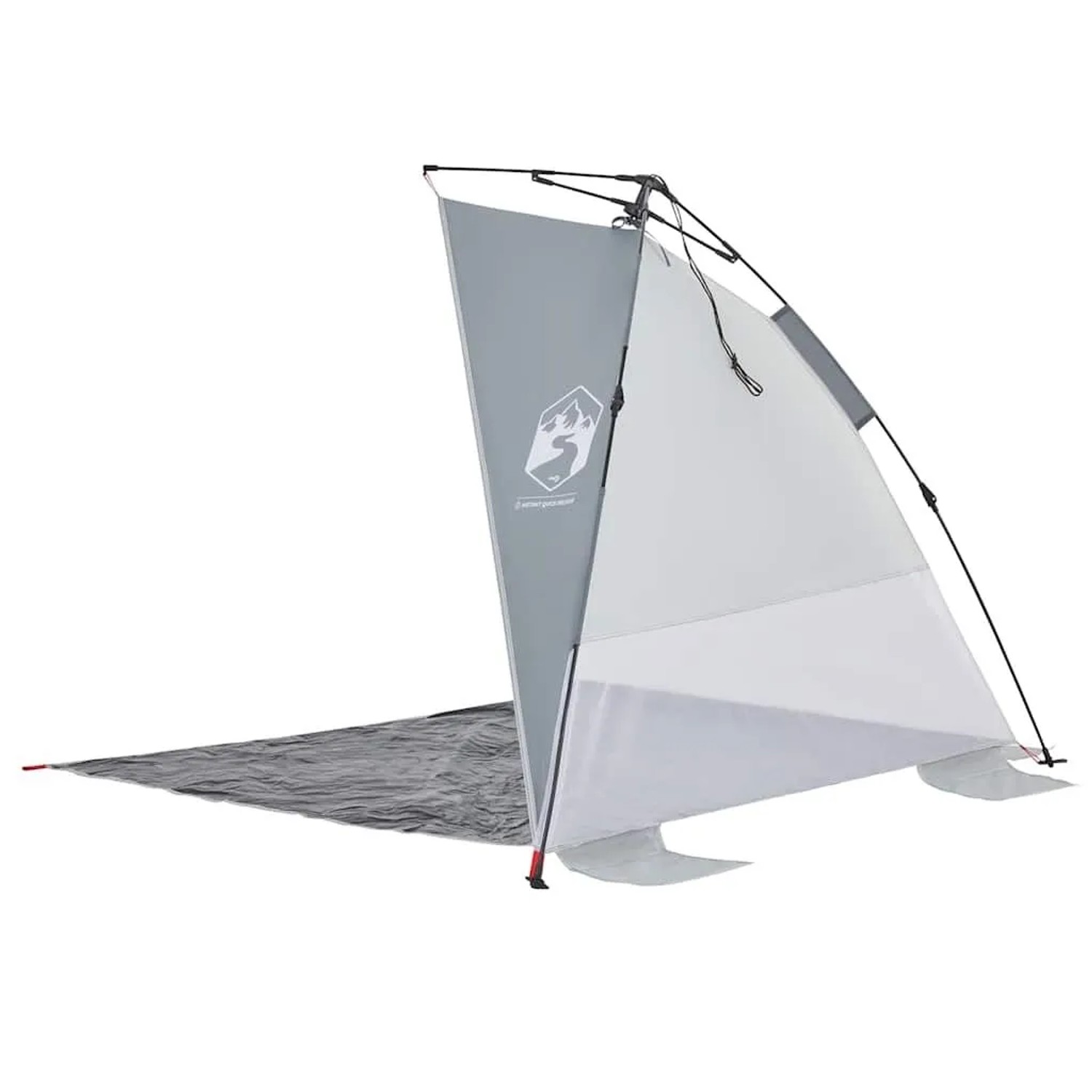 vidaXL Strandzelt Grau Quick Release Wasserdicht 4004154_7