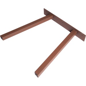 Tischuntergestell in A-Form mit Rostoptik, 700x710 mm, für individuelle Tische.