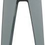 Wenko Badhocker Kumba, grau, aus Kunststoff, 47x38x32cm. Moderner Hocker für Bad und Haushalt.