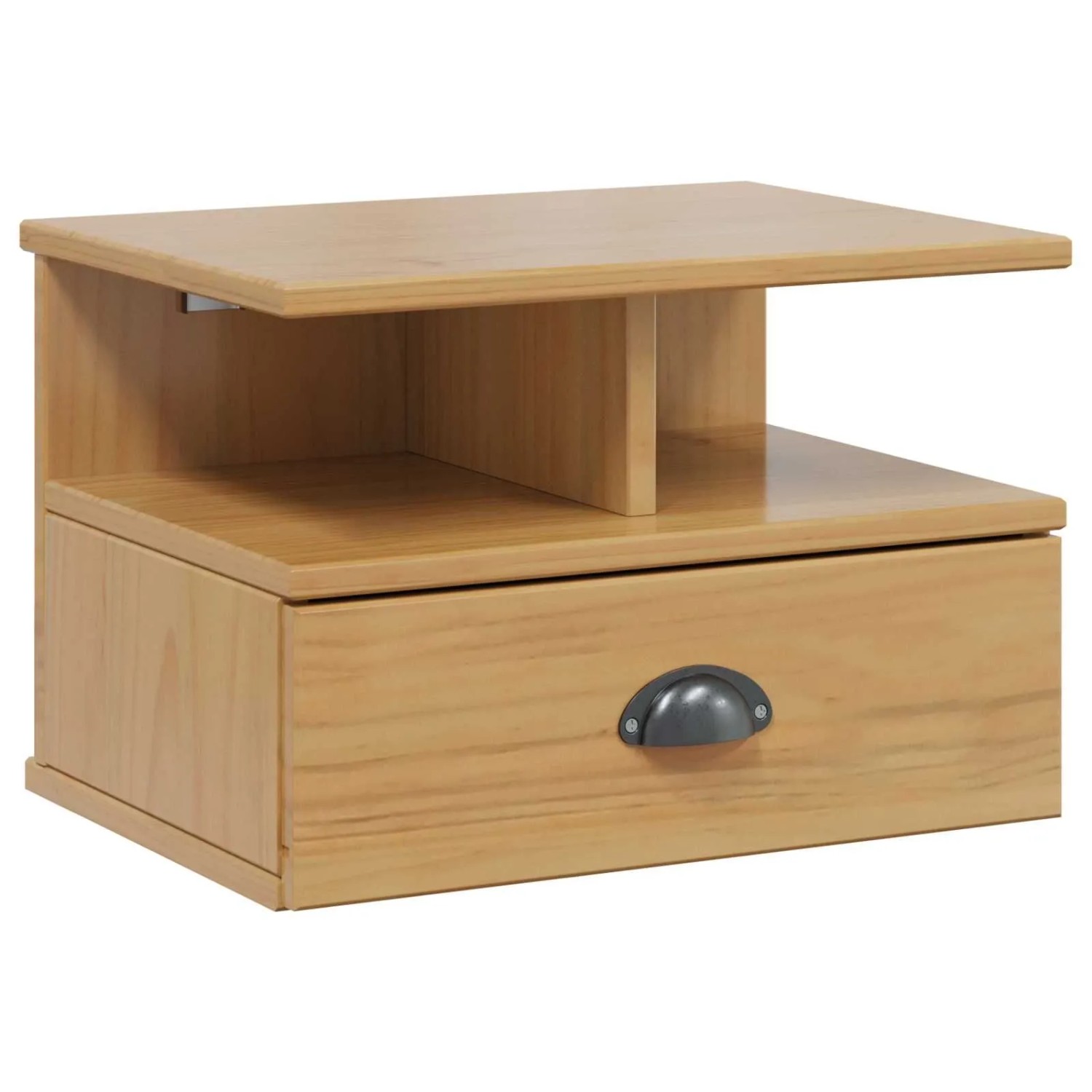 vidaXL Nachttisch HILL Honigbraun 40 x 31 x 27 cm Massives Kiefernholz 42025043