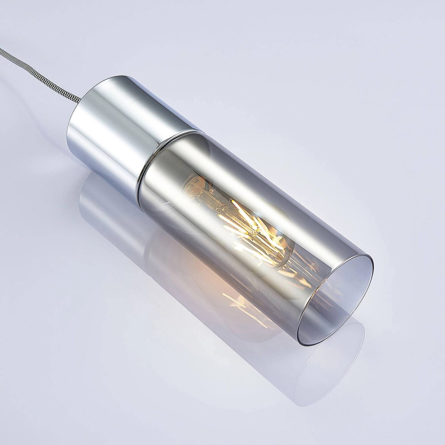 Lindby Pendelleuchte Eleen 4018188 für Kinder Junges Wohnen in Alu aus Glas 1-flammig E27 Wohnzimmerleuchte_6