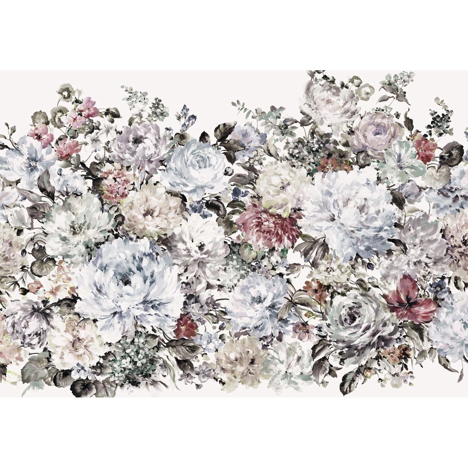 Sanders & Sanders Fototapete Blumen Multicolor 400 x 280 cm 612034