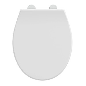 Schütte WC-Sitz Premium Slim Form Thermoplast mit Absenkautomatik Weiß