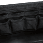 Innenansicht der Bosch Professional GWT 20 Werkzeugtasche mit Fächern.