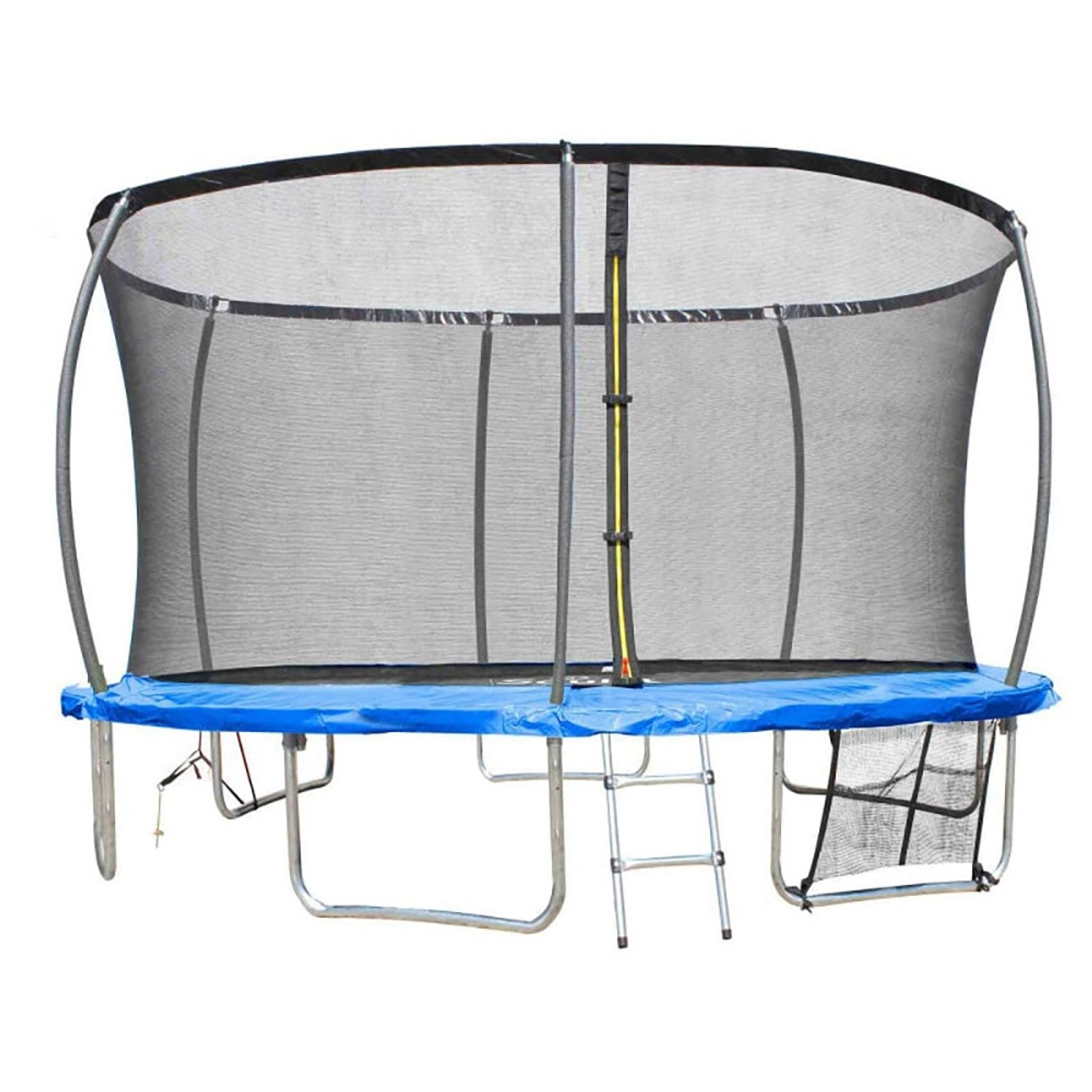 Soulet Trampolin Ø 427 cm x 260 cm Schwarz-Blau günstig online kaufen