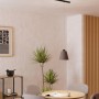 EGLO TPLUS Schienensystem Starterset, schwarz, 950mm, mit Fernbedienung im Esszimmer.