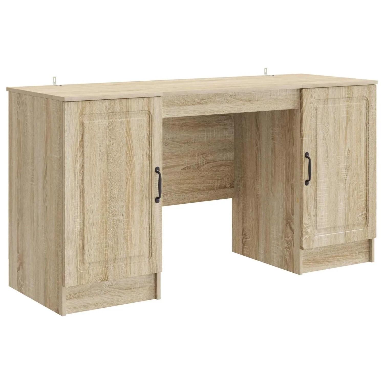 vidaXL Schreibtisch Sonoma-Eiche 142,5 x 50 x 75 cm Holzwerkstoff 3414641