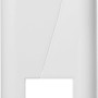 Weiße Schellenberg Gurtwickler Abdeckplatte Duo Maxi 135 mm für Rollladen, Detailansicht.