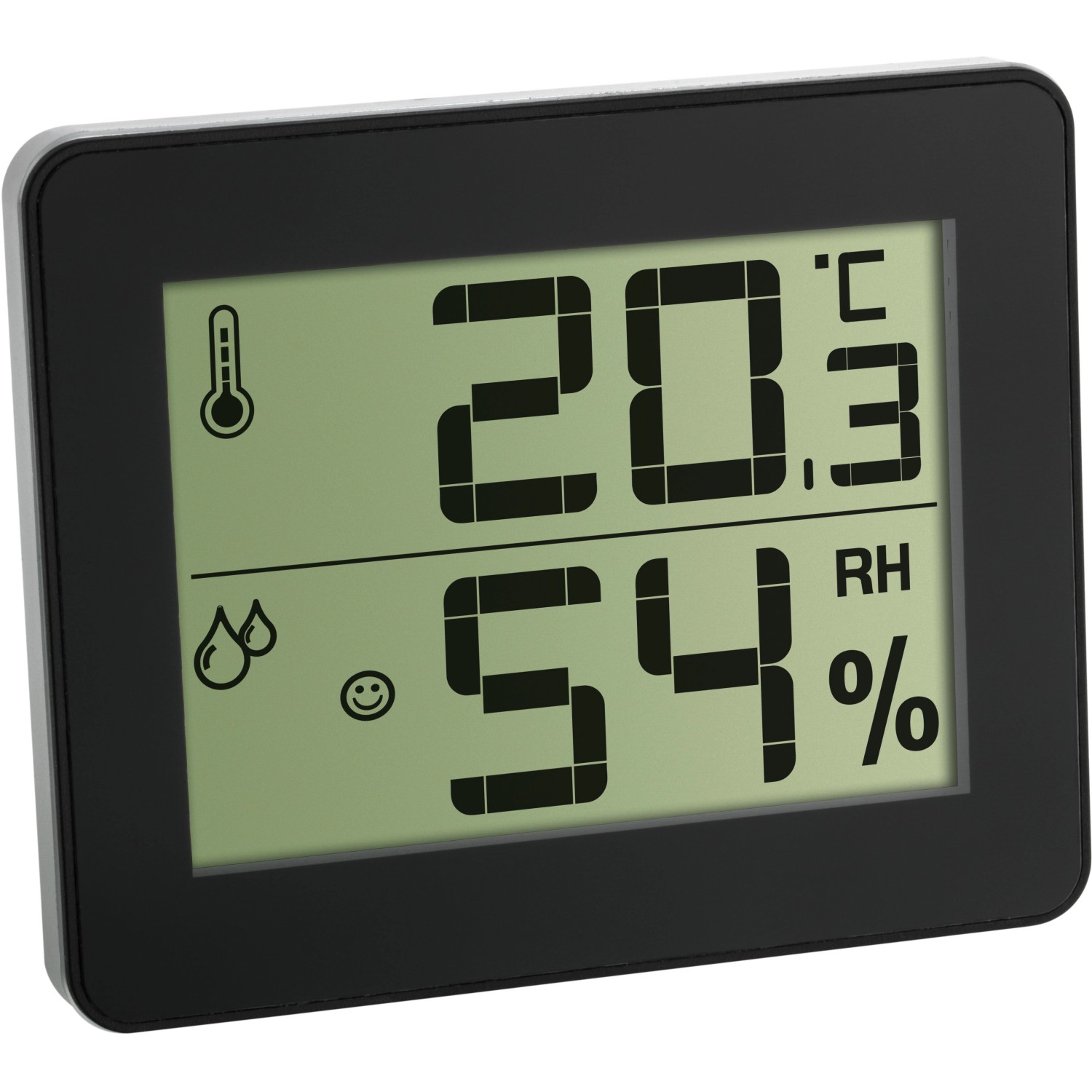 TFA Digitales Thermo-Hygrometer Silber