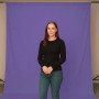 Walimex Stoffhintergrund blaulila aus Baumwolle, 2,85x6m, glatt drapiert, für Fotografie Studio.