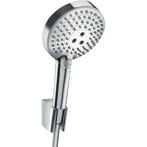 Hansgrohe Raindance Select S 120 Brauseset mit Brausehalter und Schlauch, Chrom.