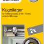 Schellenberg Kugellager Maxi für Rollladen, 2er-Pack. Zubehör für 60-70mm Achtkantwelle.