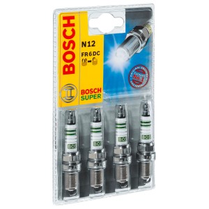 Bosch Zündkerzen HR7DCX KSN N13, 4er-Pack für Wartung & Reparatur.
