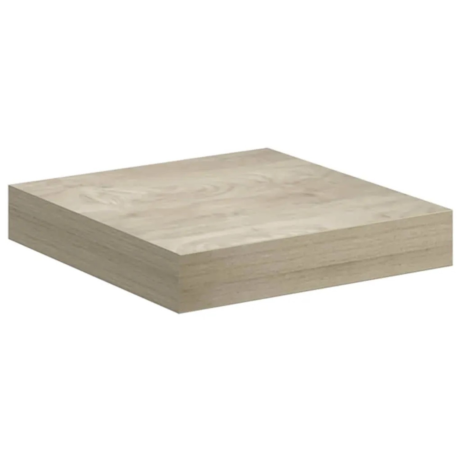 vidaXL Schwebendes Wandregal Eichefarben 23x23,5x3,8 cm MDF 323865