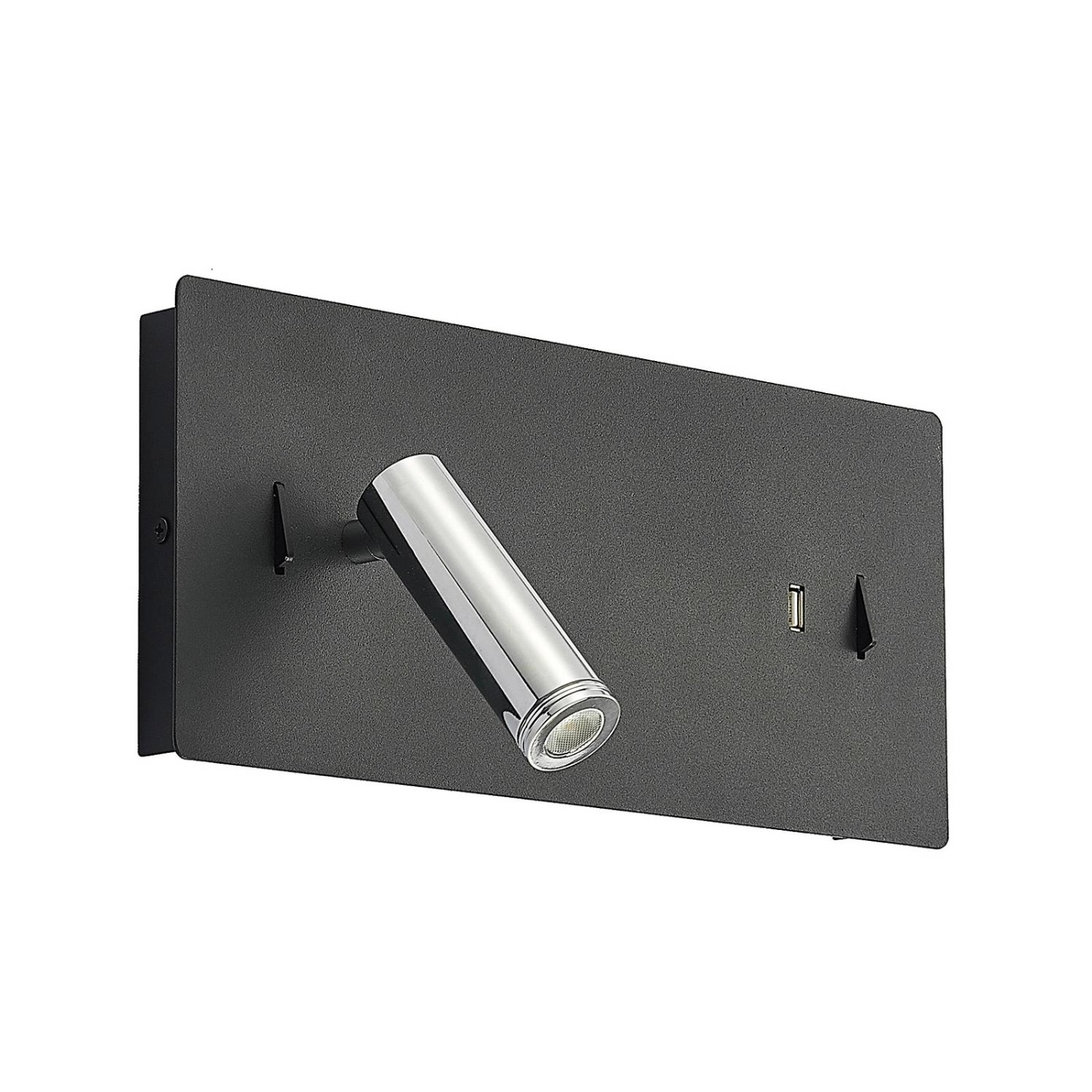 Lucande LED Wandleuchte Wandlampe Innen Kimo 9976124mit USB Anschluss Moder günstig online kaufen