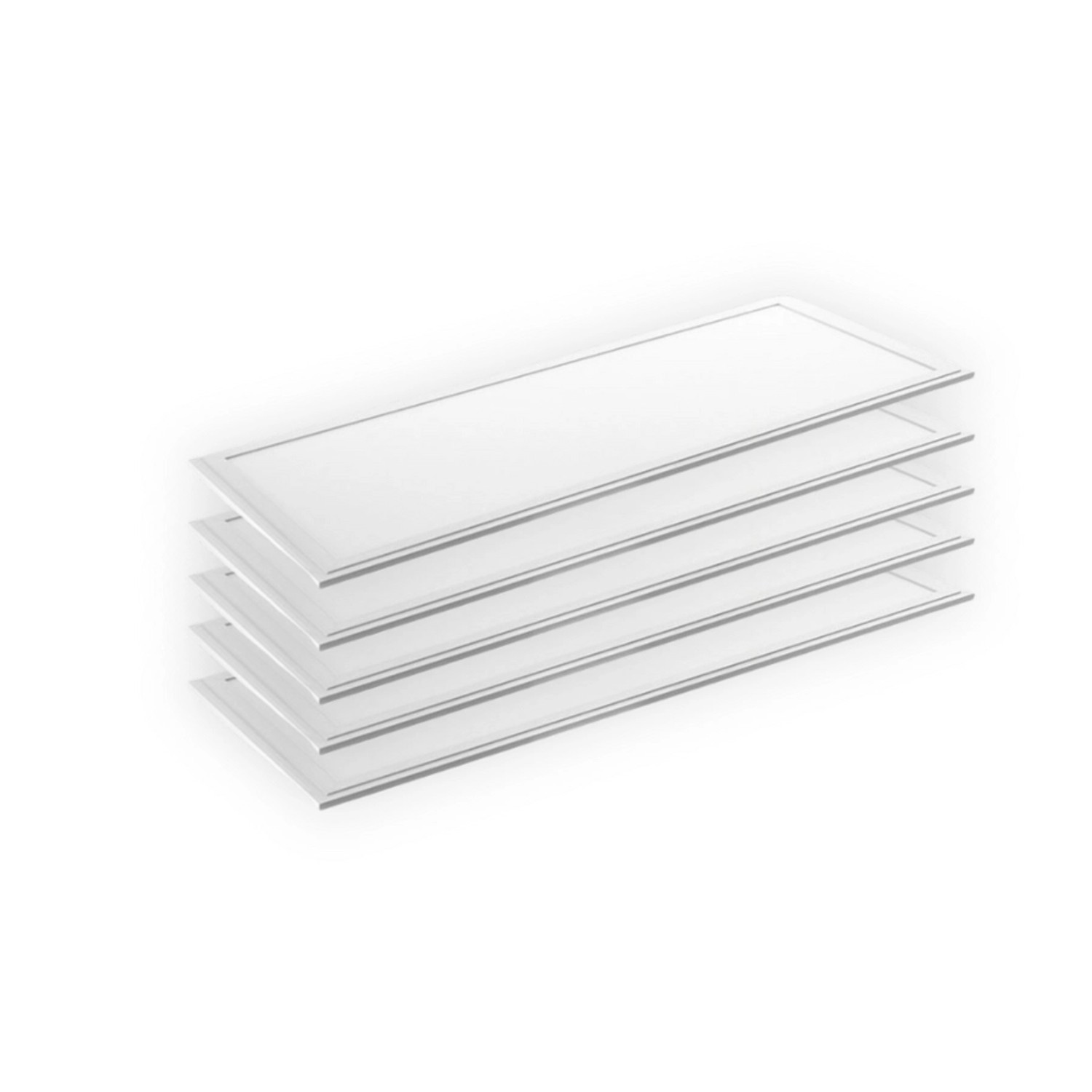 ENOVALITE 5er Pack LED-Panel 120x30 36W 3600lm Neutralweiß Deckenleuchte Fl günstig online kaufen