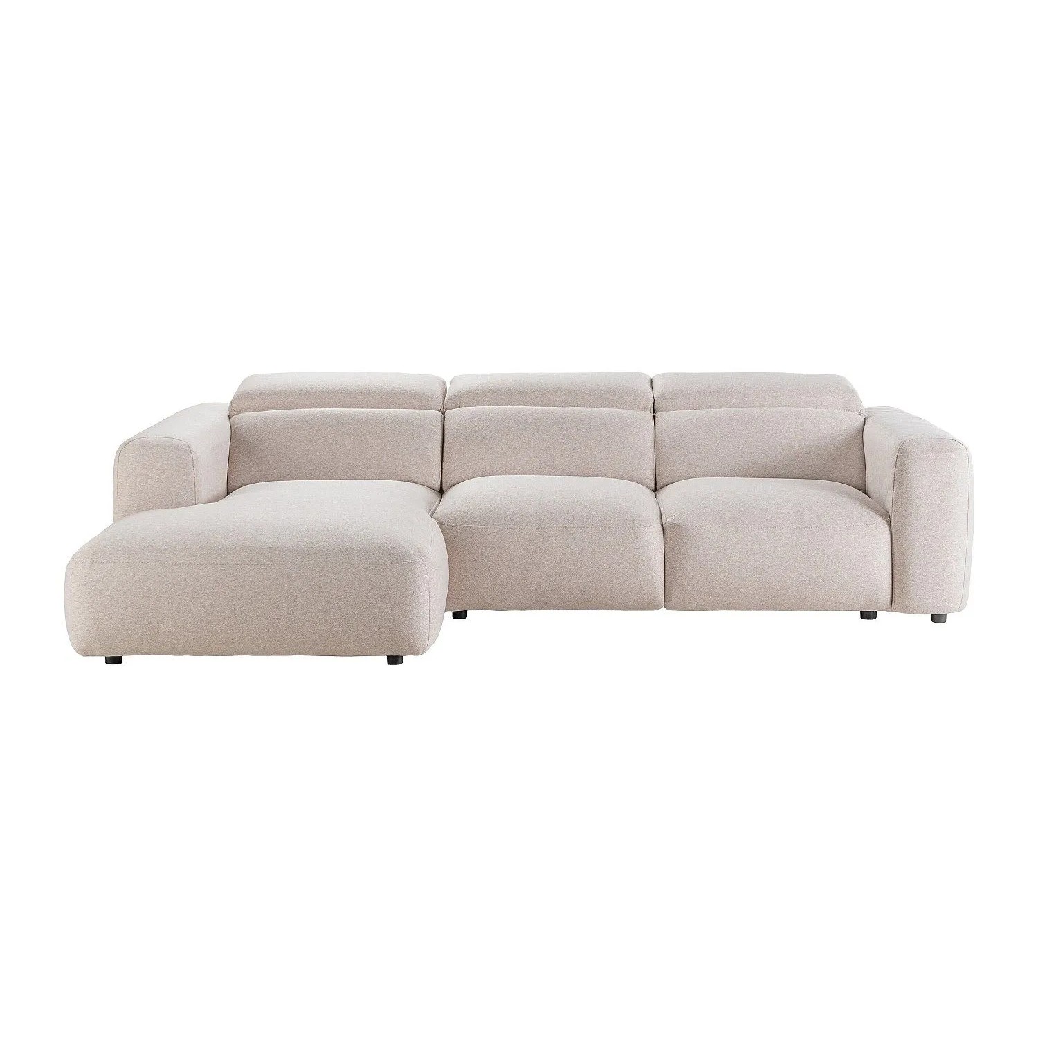 Vente-unique Sofa Ohne Schlafmöglichkeit Nelorim Beige 279 cm