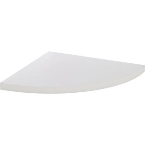 Weißer OBI Viertelboden, 1,8x30x30 cm, für Regale und Möbelbau.