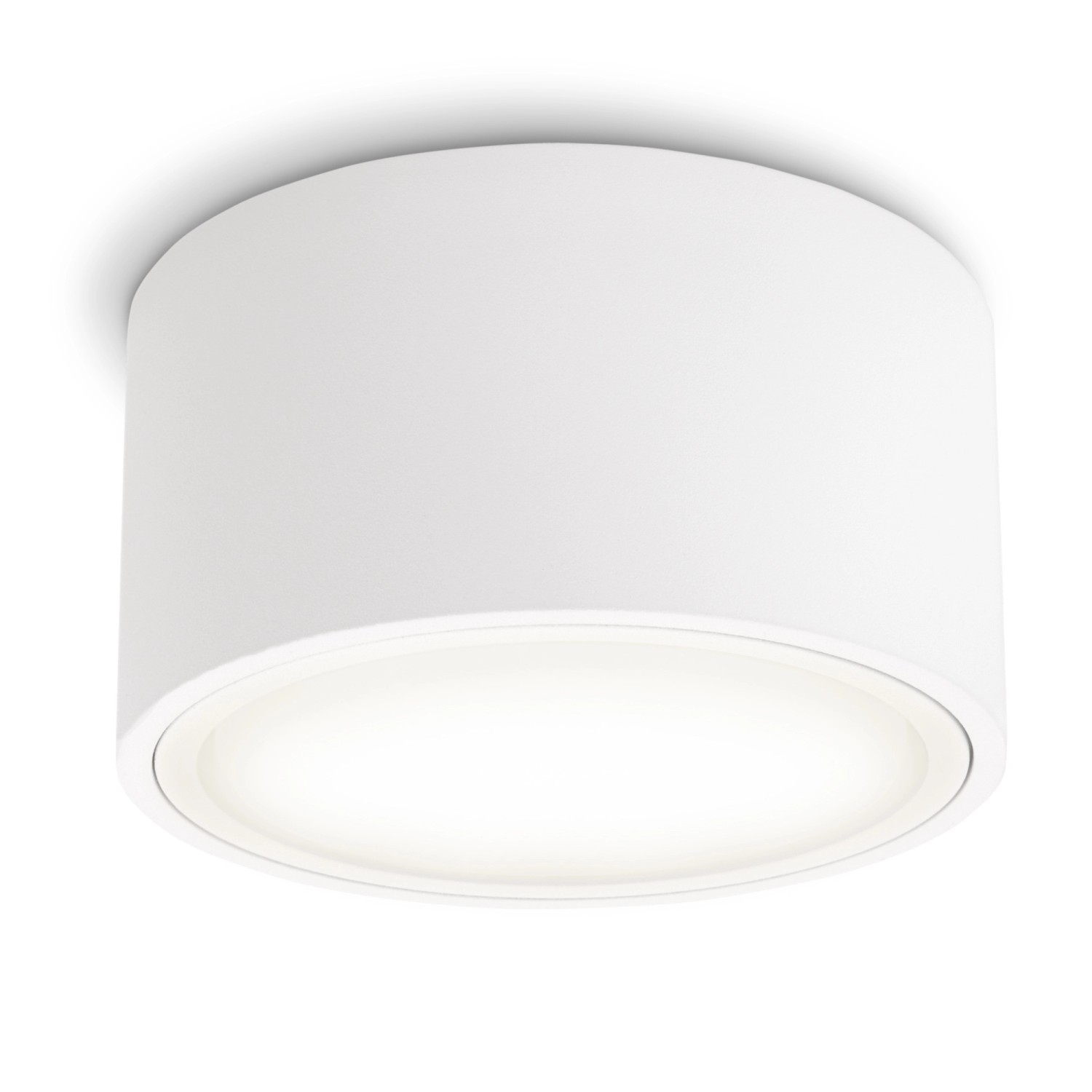SSC-LUXon Celi-X LED Deckenaufbauleuchte Flach Weiß Rund mit GX53 5W Neutra günstig online kaufen