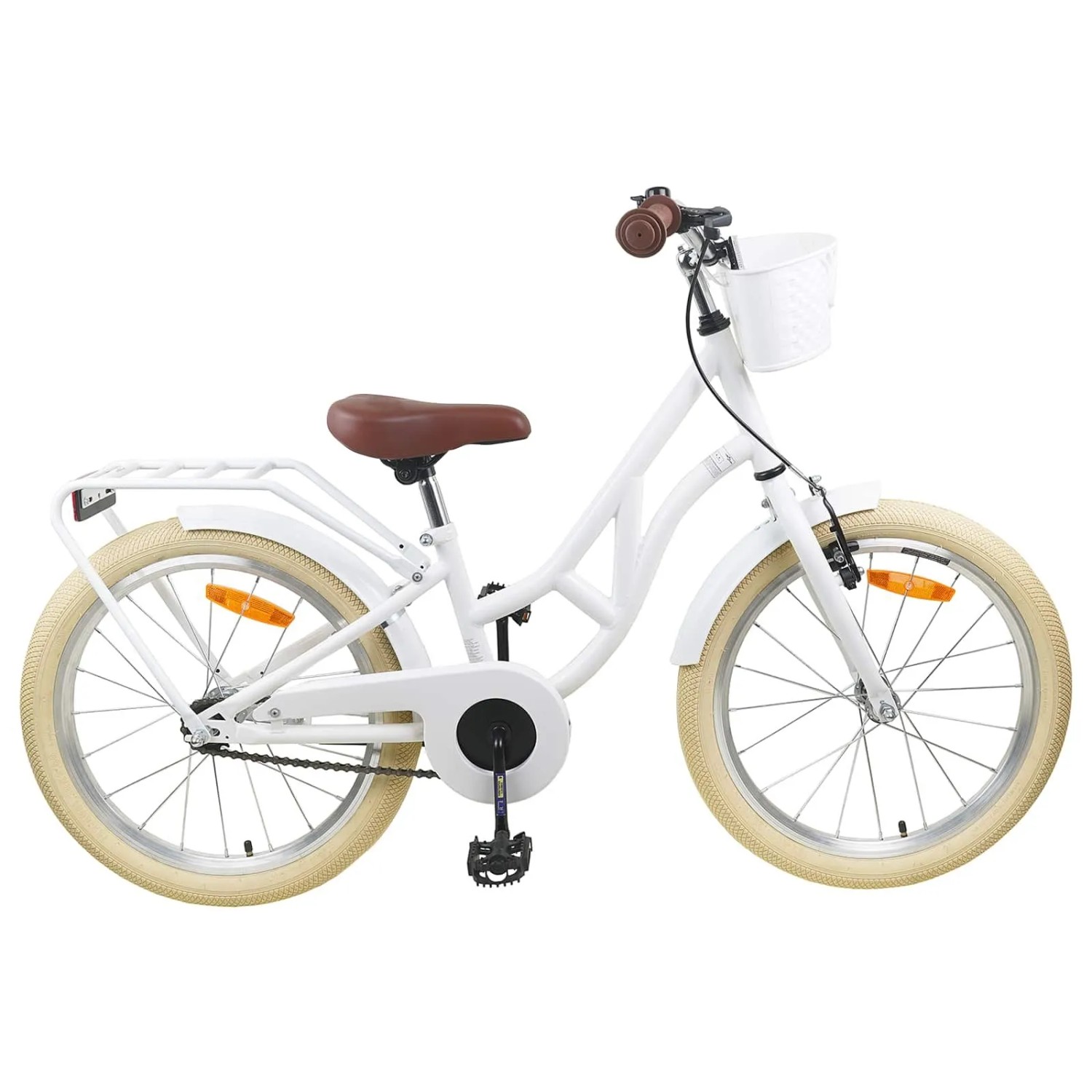 vidaXL Kinderfahrrad 24 Zoll für 8-12 Jahre Alt Weiß 42009699