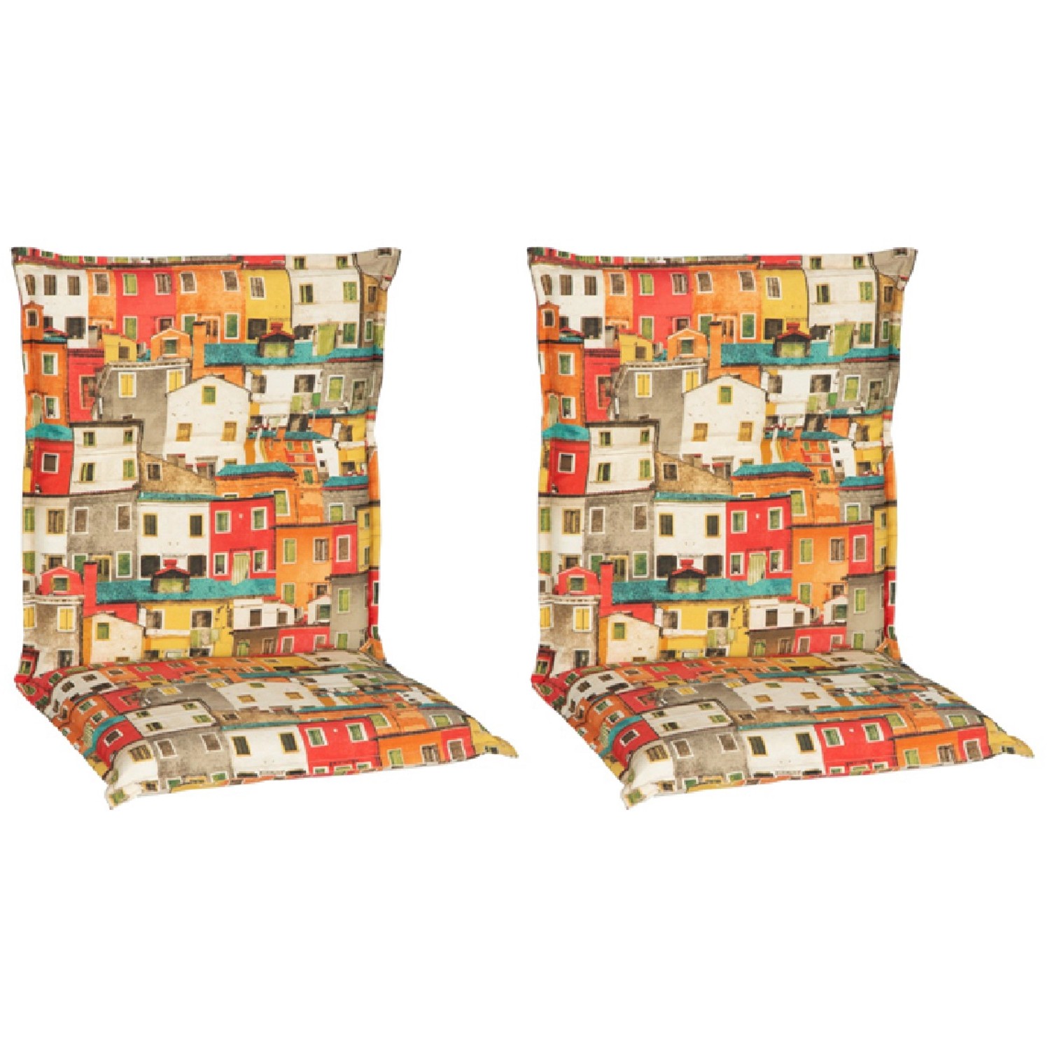 Beo Sitzauflage Niedriglehner Tours 2er Set mit Hausdesign günstig online kaufen