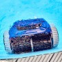 Blauer CF Kabelloser Poolroboter 400 CL im Pool, reinigt bis 120m².