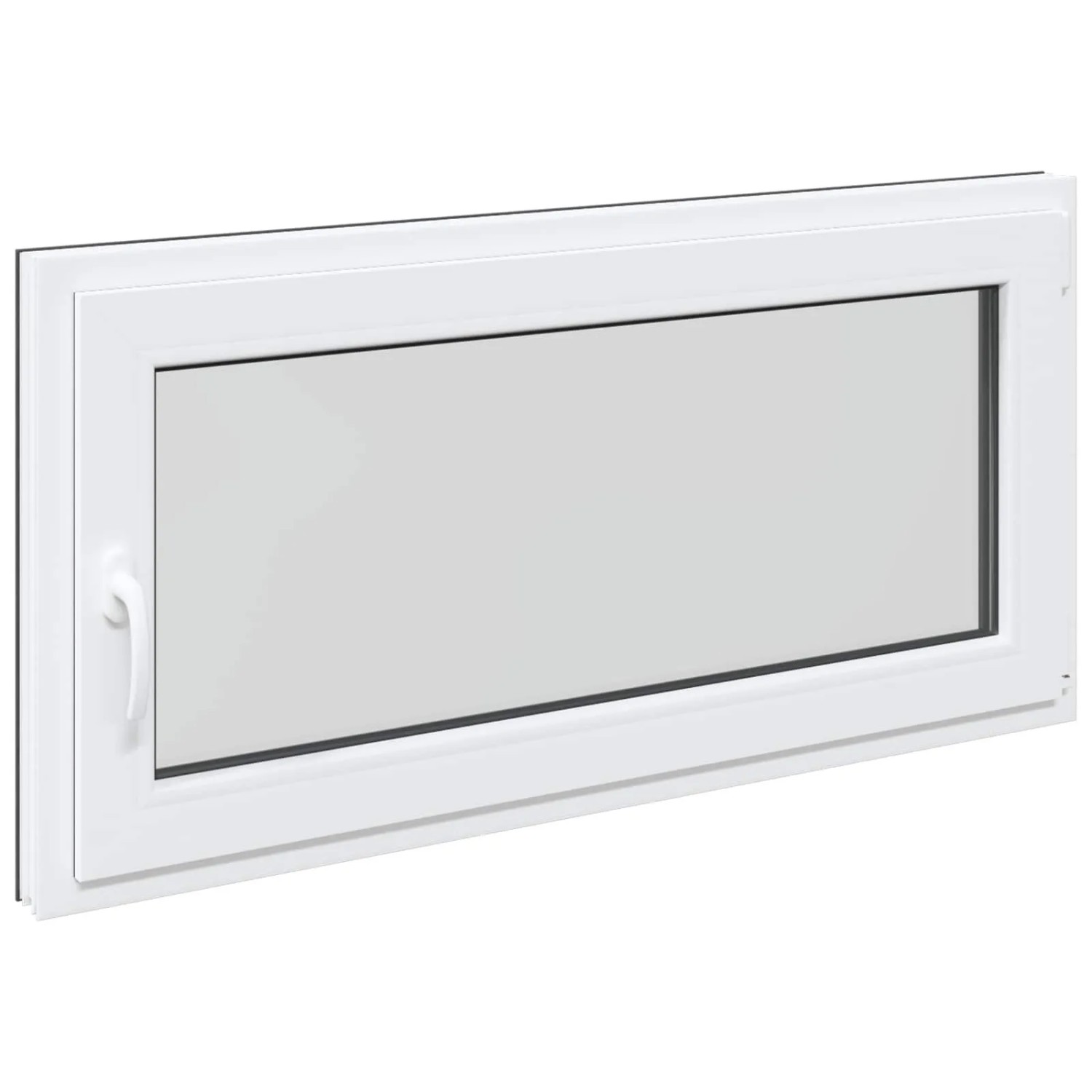 vidaXL Kellerfenster RISOR Anthrazit 120 x 60 cm PVC und Glas 42047302