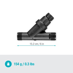 Gardena Druckminderer für Sprinkler-System: gleicht Druckschwankungen aus, konstante Bewässerung.