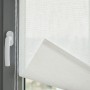Sekey Seitenzugrollo Uni Klemmfix Lichtschutz ohne Bohren Weiß 105x150cm_4