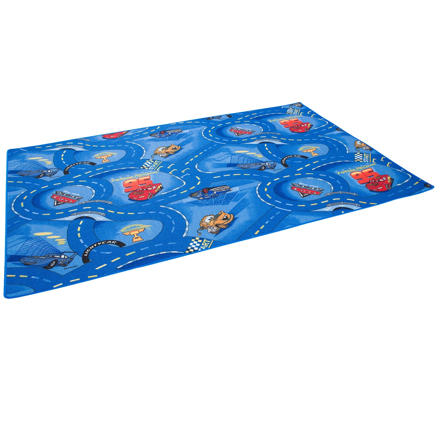 Snapstyle Kinder und Spielteppich Disney Cars Blau 100x300cm günstig online kaufen