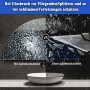 Vergleich: Badspiegel mit/ohne Splitterschutzfolie. Sicherheit bei Glasbruch.