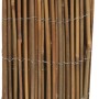 Gerollte Bambusmatte Vollrohr, 90x300cm, für Sichtschutz im Garten oder auf dem Balkon.